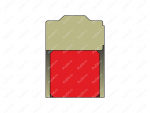 Уплотнение поршня 44,45x36,6x3,28 аналог K516-044 K516 KASTAS, Product Code 70-08-901004, Polyurethane, PU95M+PU87M, Image №1